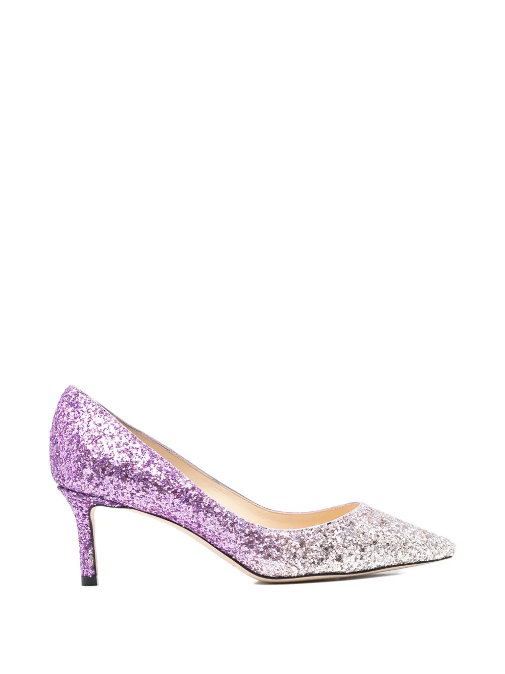 Jimmy Choo Pre-Owned escarpins Romy à paillettes - Violet