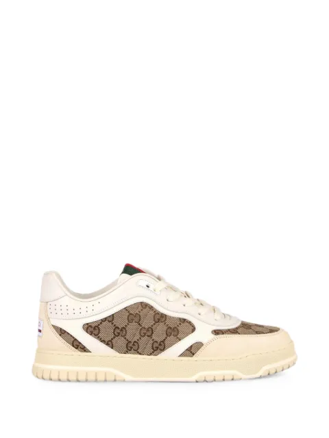 Gucci Pre-Owned Re-Web panelled sneakers