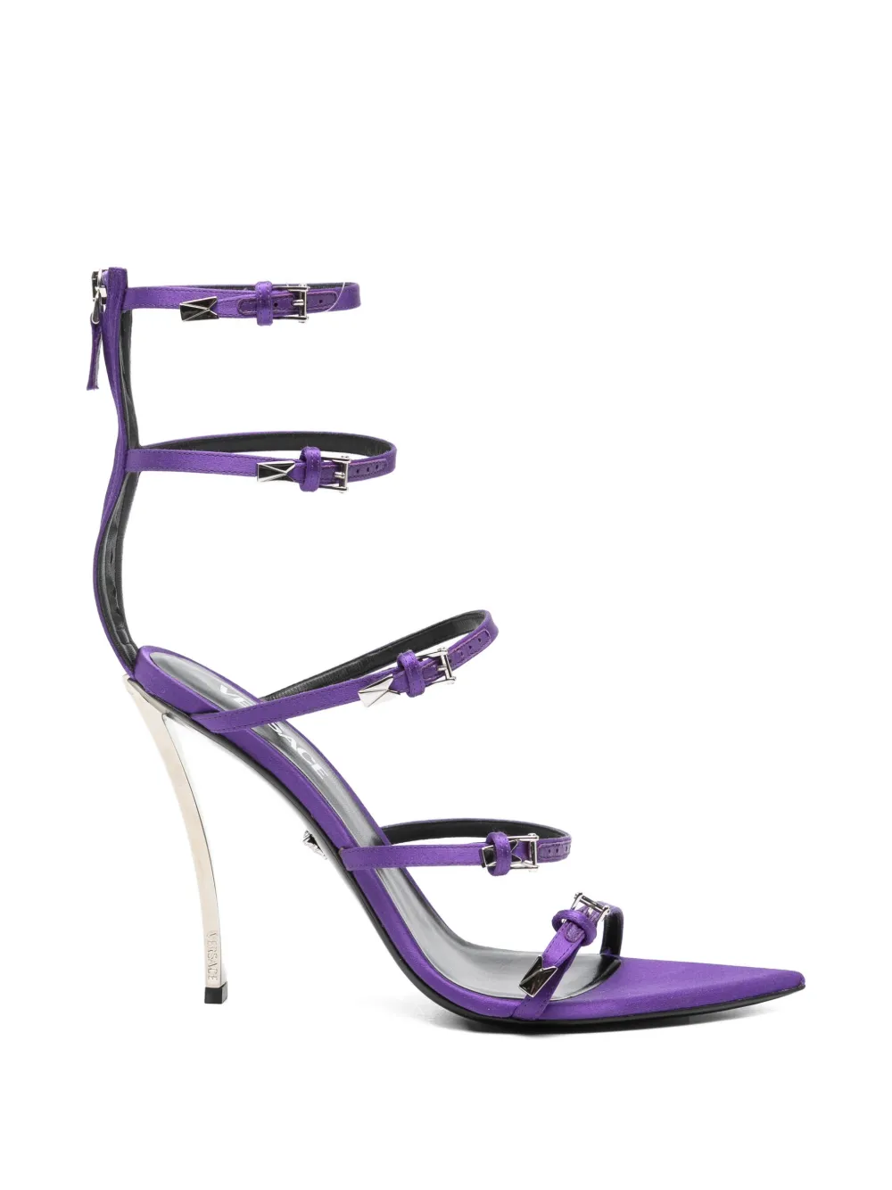 Versace Pre-Owned Sandalen mit lila Schnalle - Violett