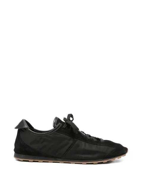 Jacquemus Pre-Owned The Tennis suede-panel lace-up sneakers