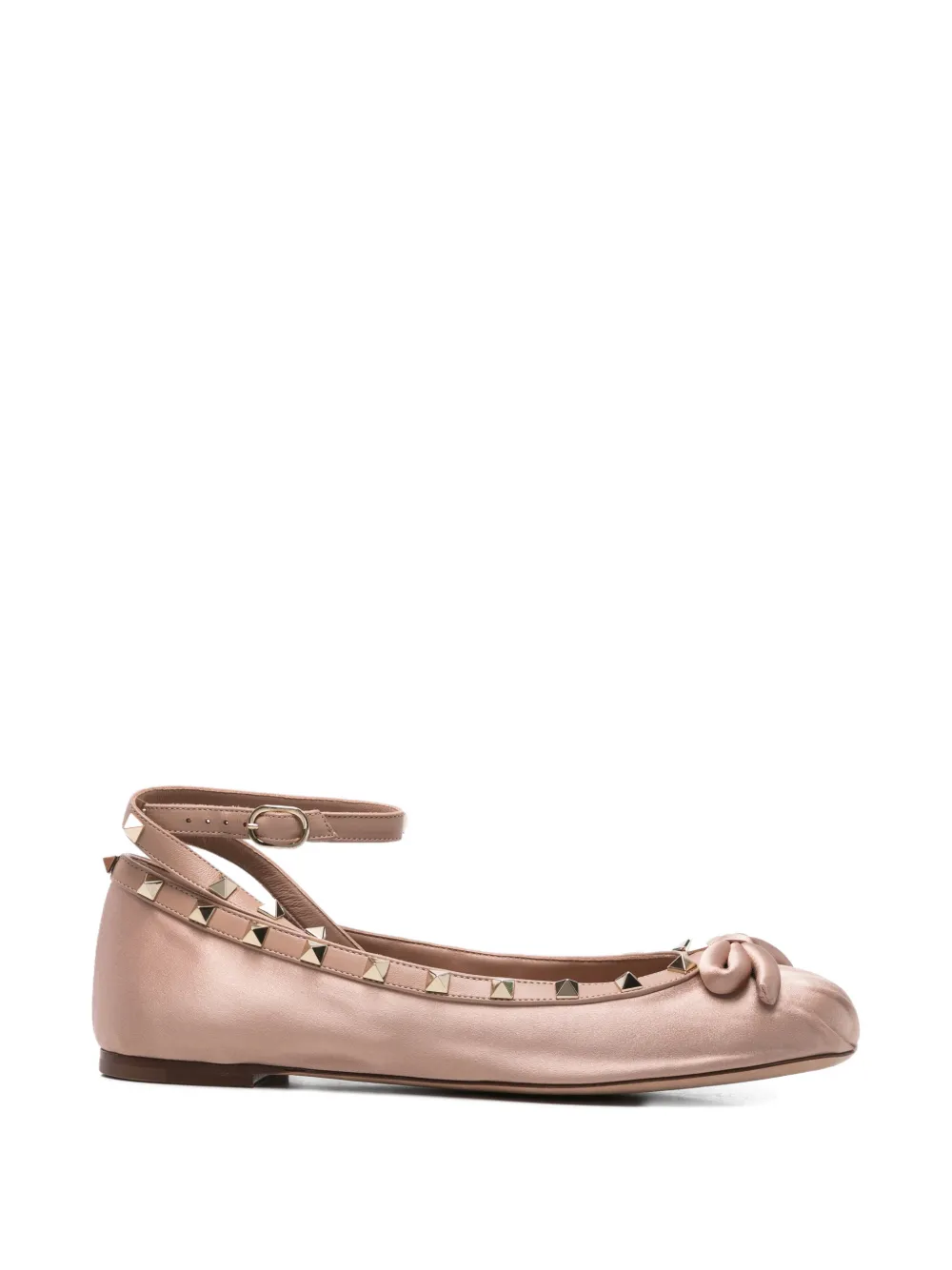 Valentino Garavani Pre-Owned Ballerine Rockstud - Rosa