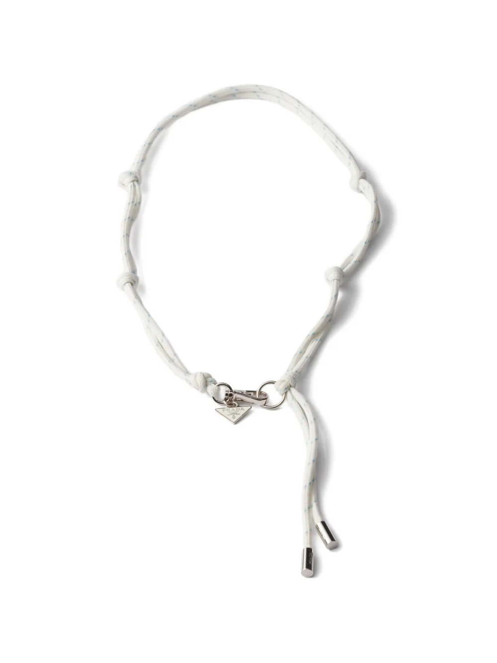 Prada cord necklace - Argento