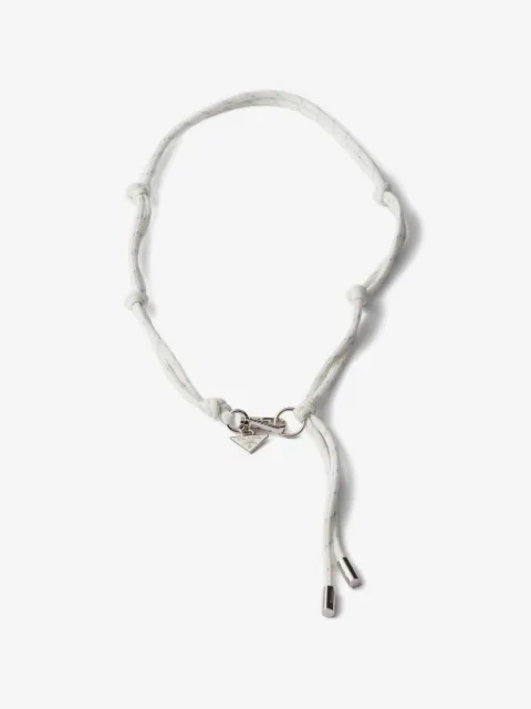 Prada cord necklace