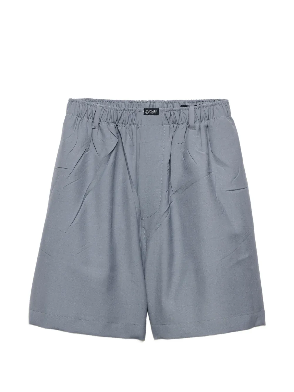 Prada mohair wool bermudas - Blau