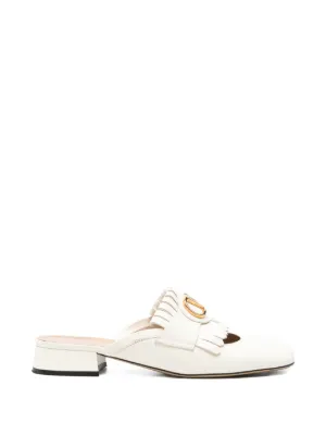 Valentino Garavani Pre-Owned Vロゴ シグネチャースリングバック