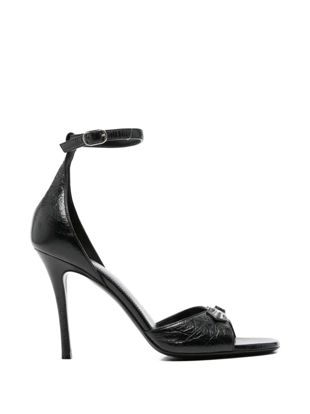 Balenciaga Pre-Owned Sandali City Uptown con cinturino alla caviglia - Nero