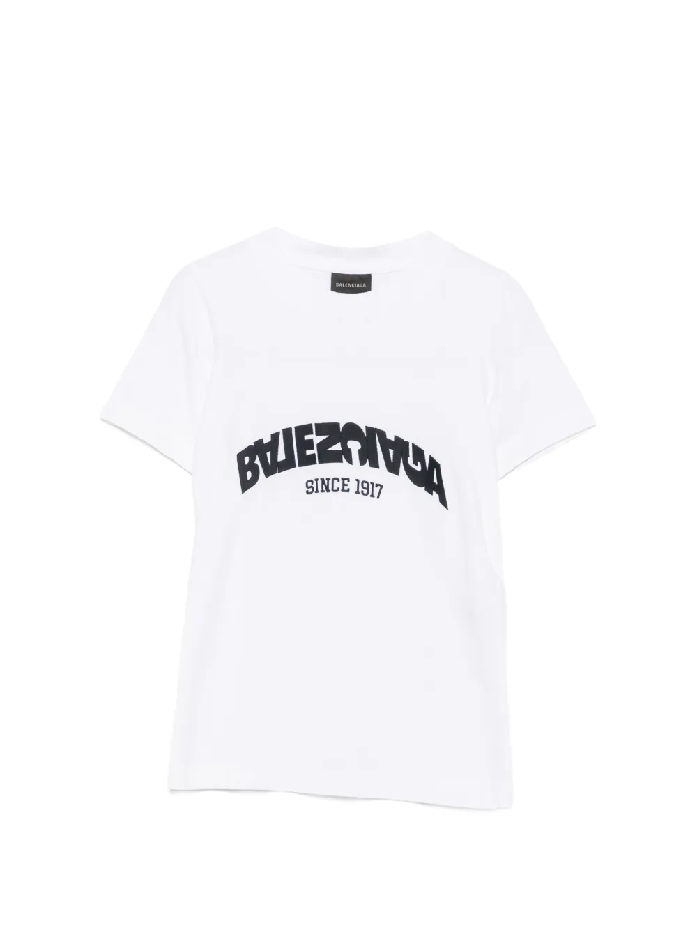 Balenciaga Pre-Owned T-Shirt mit Logo-Stickerei - Weiß