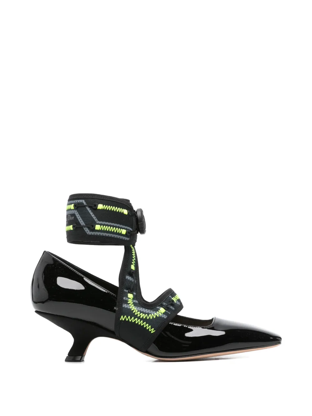 Christian Dior Pre-Owned Pumps mit Knöchelriemen - Schwarz
