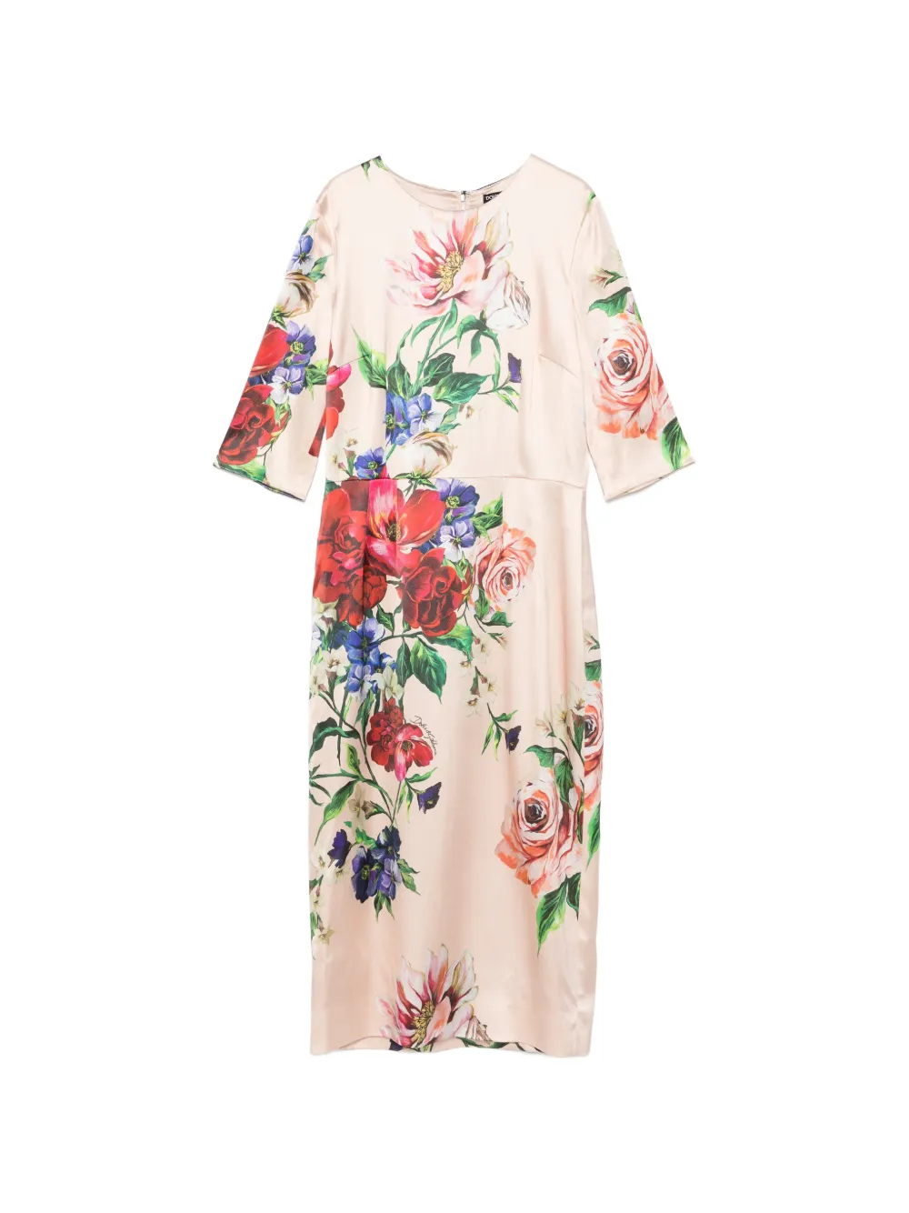 Dolce & Gabbana Pre-Owned robe longue à fleurs - Tons neutres