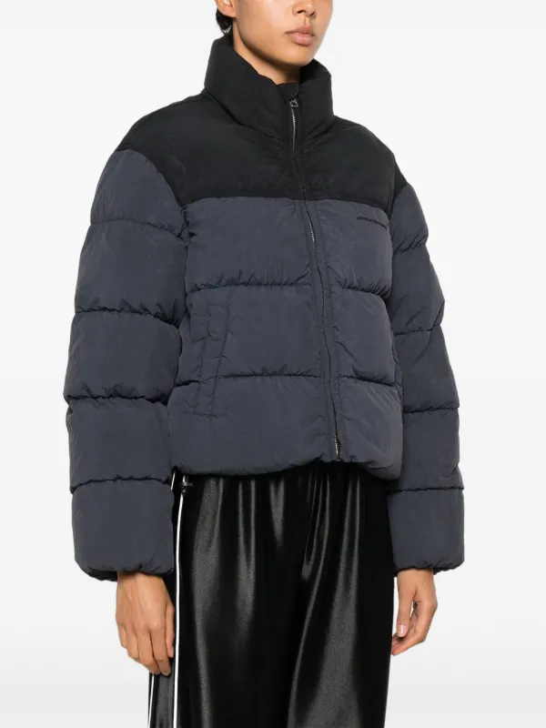 Pre-Owned Alexander Wang Cropped Padded Jacket | Grey | FARFETCH