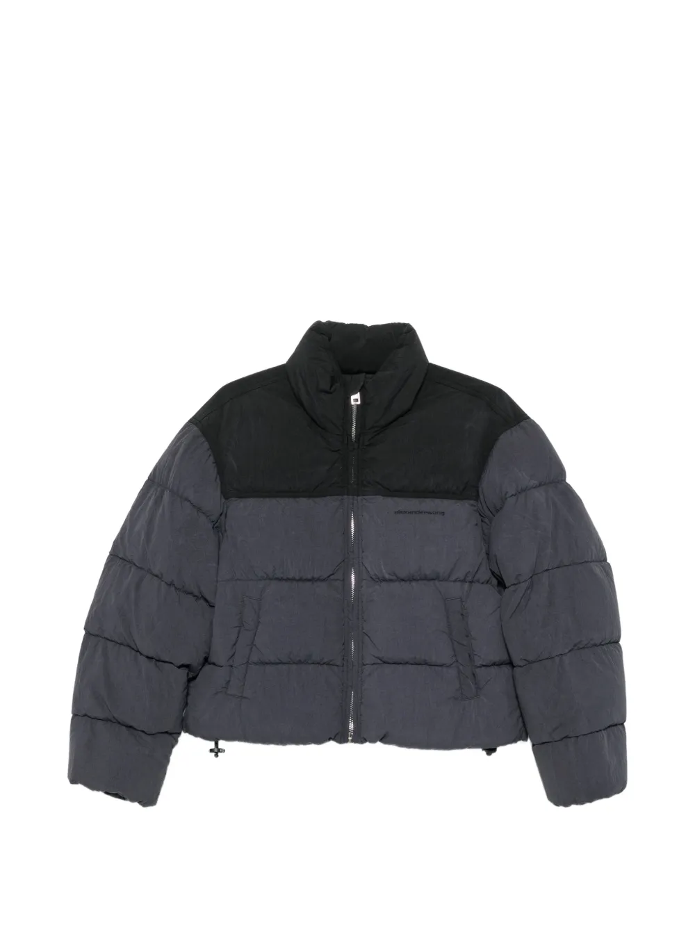 Pre-Owned Alexander Wang doudoune à coupe crop - Gris