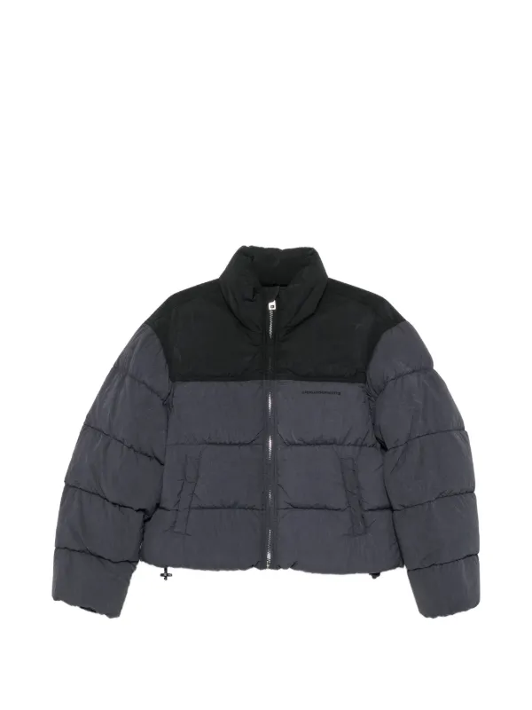 Pre-Owned Alexander Wang Cropped Padded Jacket | Grey | FARFETCH