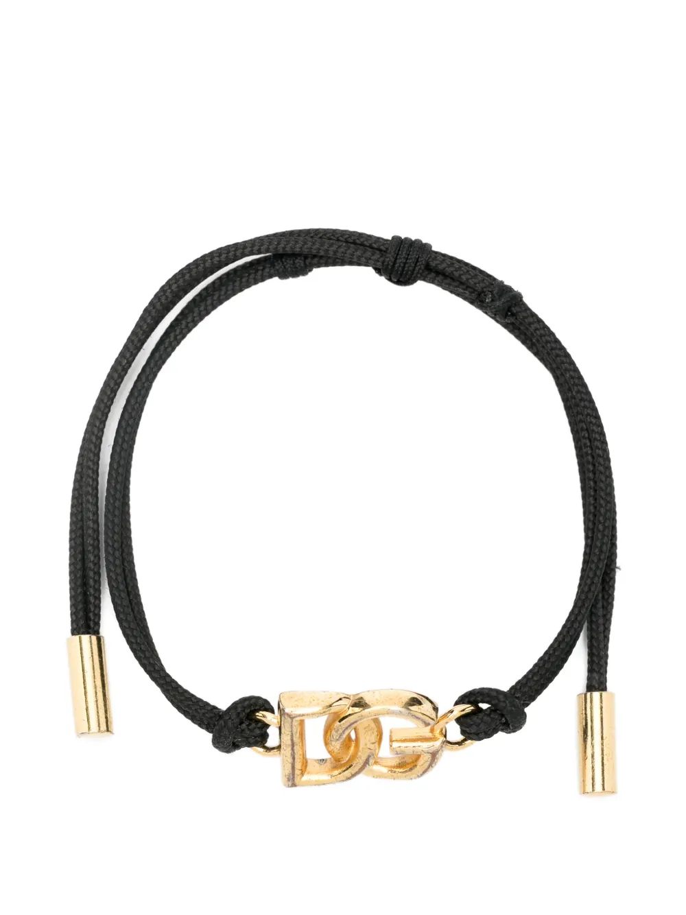 Dolce & Gabbana Pre-Owned Bracciale con logo DG - Oro