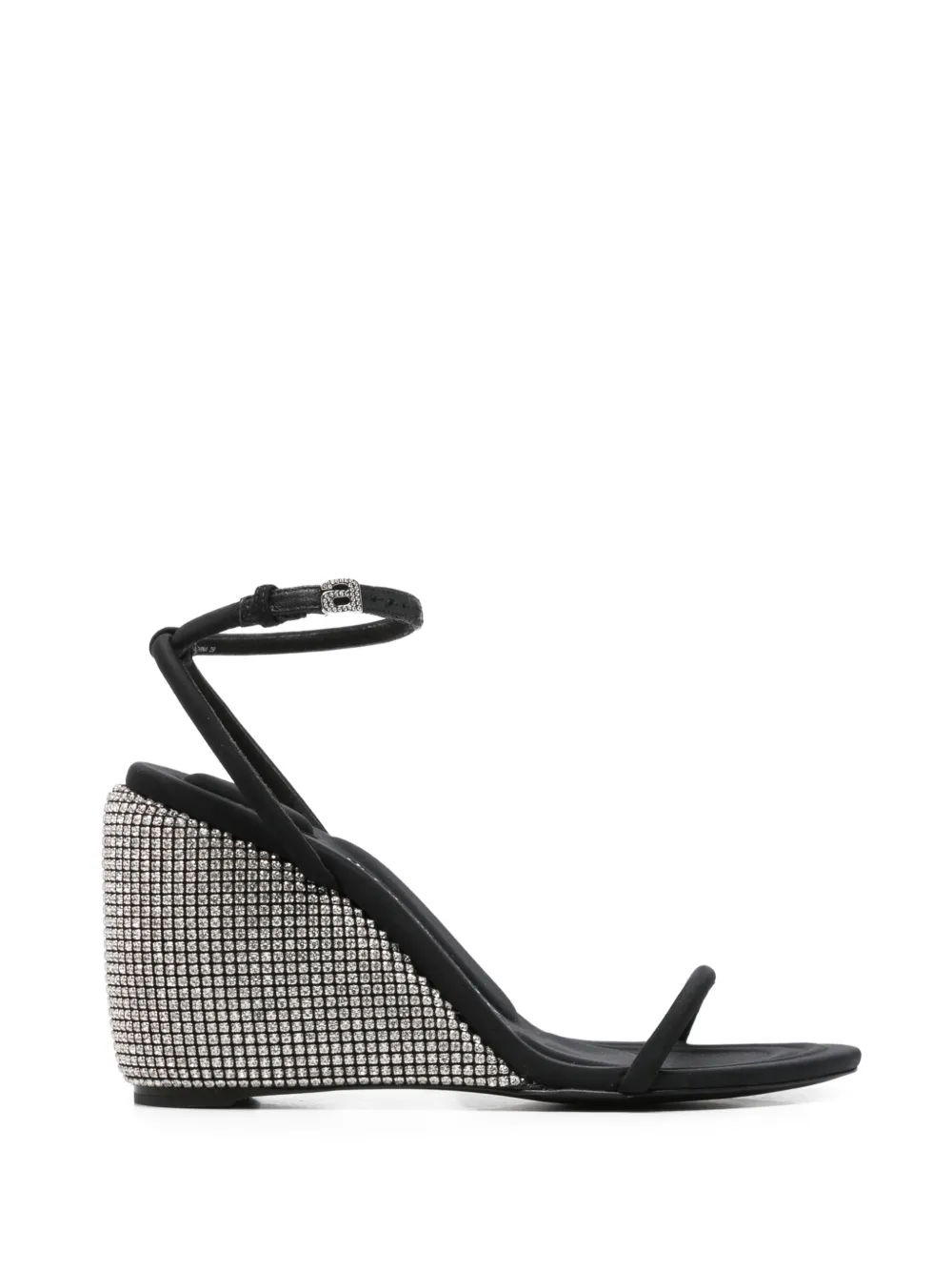 Pre-Owned Alexander Wang Dahlia Sandalen mit Kristallen - Schwarz