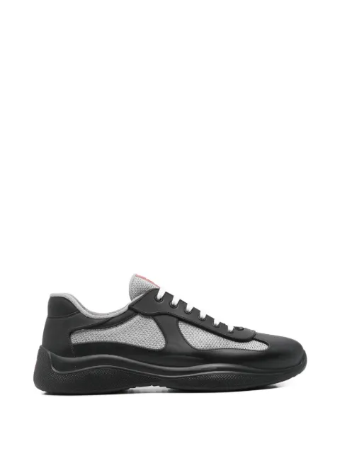 Prada Pre-Owned America's Cup logo badge sneakers