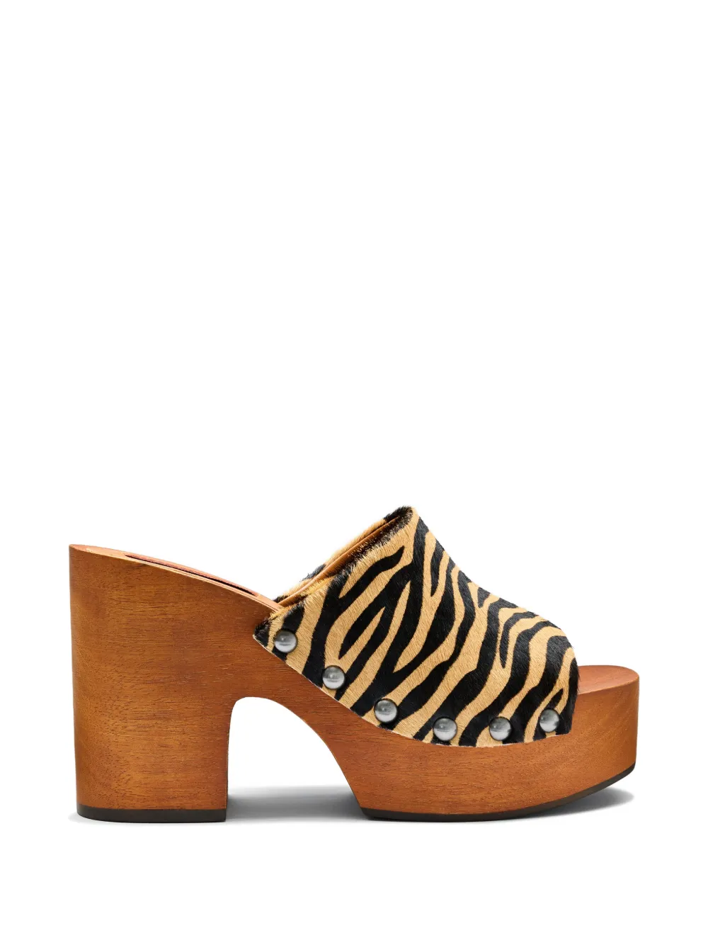Simon Miller Sol zebra-print haircalf sandals Bruin