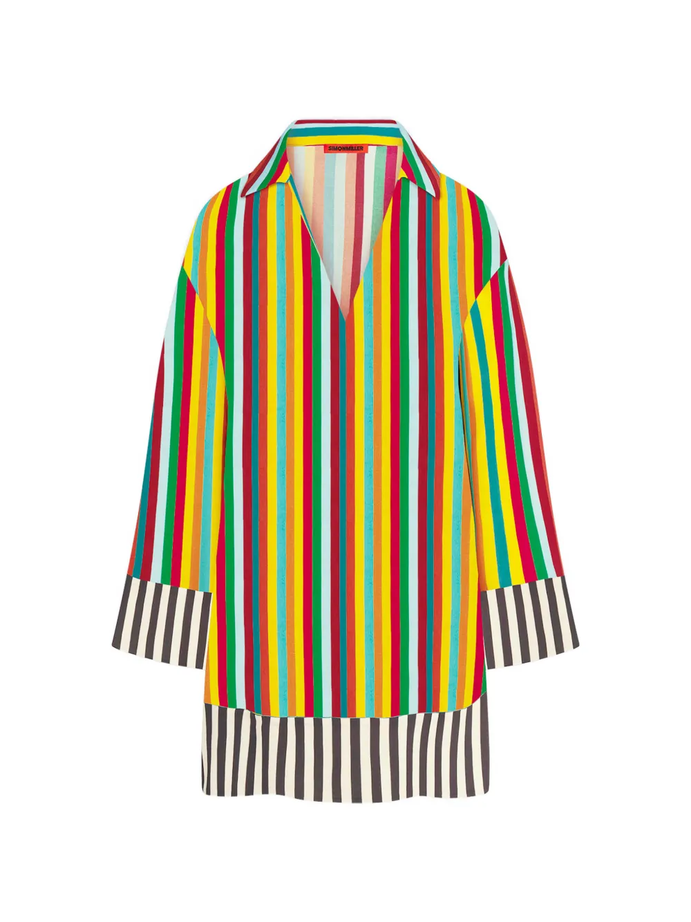 Simon Miller Diaz striped mini dress - Rosso