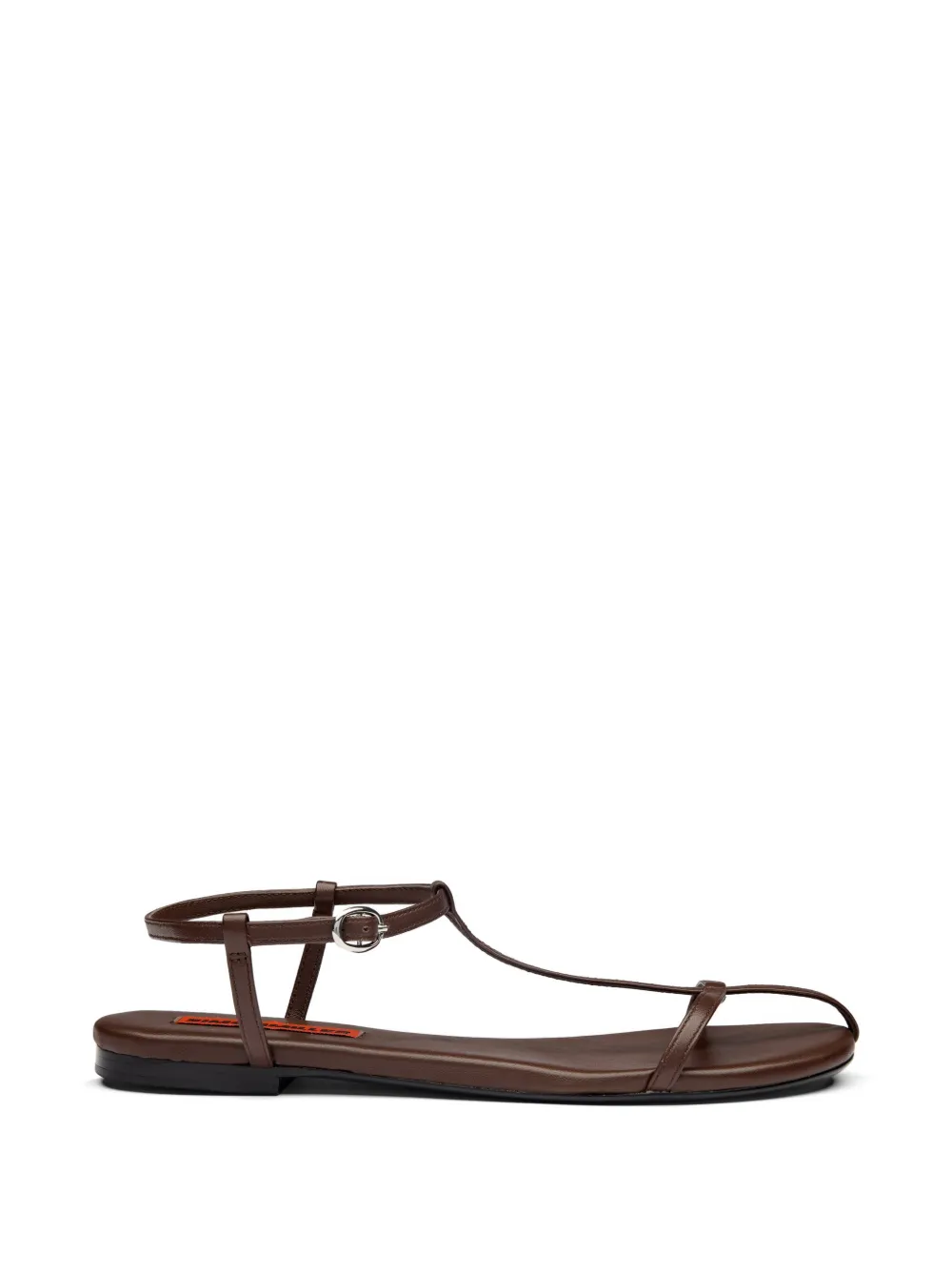 Simon Miller Cage leather flat sandals Bruin