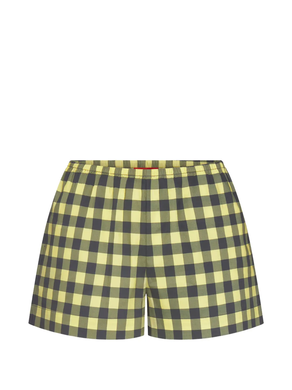 Simon Miller Syd gingham mini shorts - Giallo