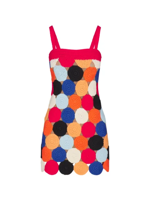 Simon Miller Vestido Beep Beep de crochê