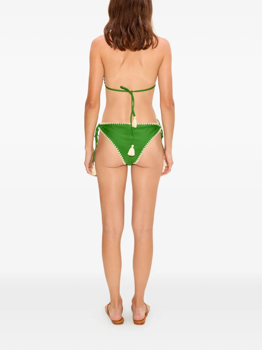 Simon Miller Bwai bikinislip met stiksels Groen