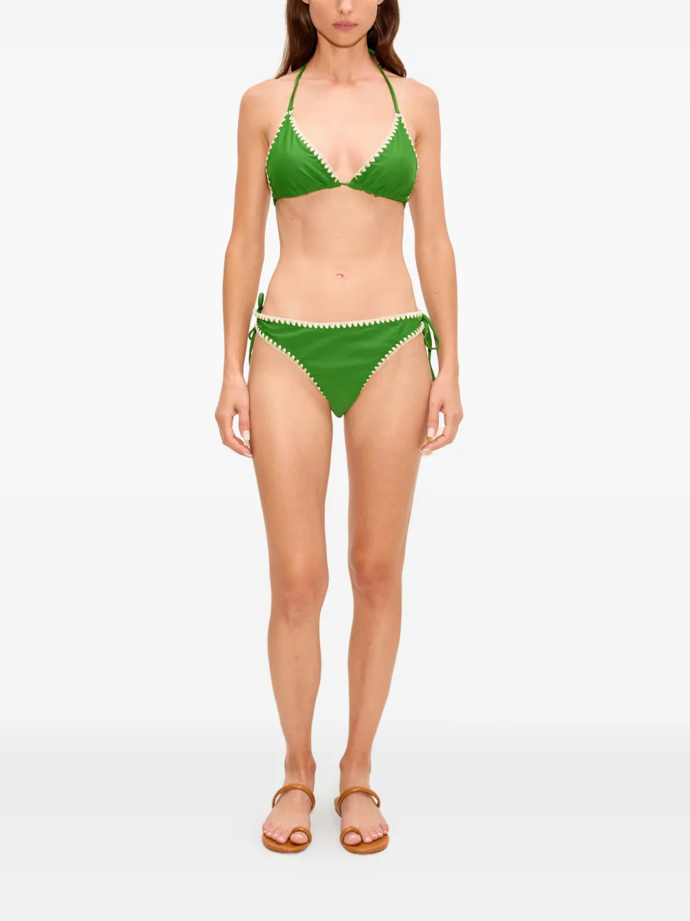 Simon Miller Bwai bikinislip met stiksels Groen