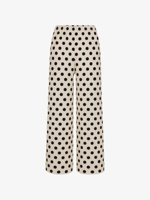 Simon Miller Nella polka-dot wide-leg trousers