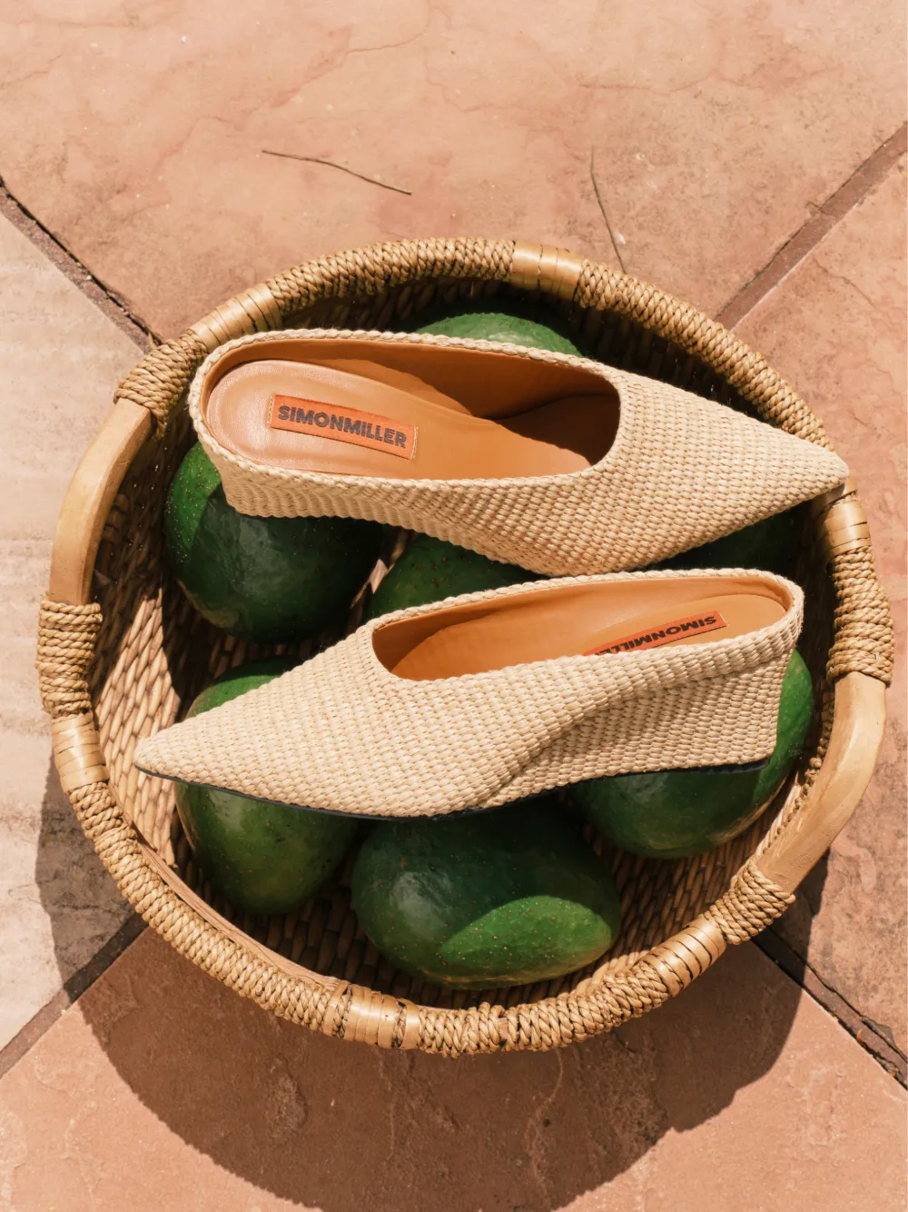 Simon Miller Gala wedge mules Beige