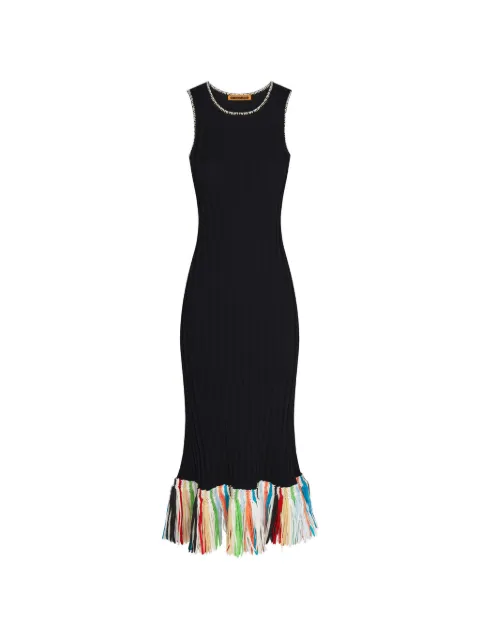 Simon Miller Thea fringe-trim midi dress