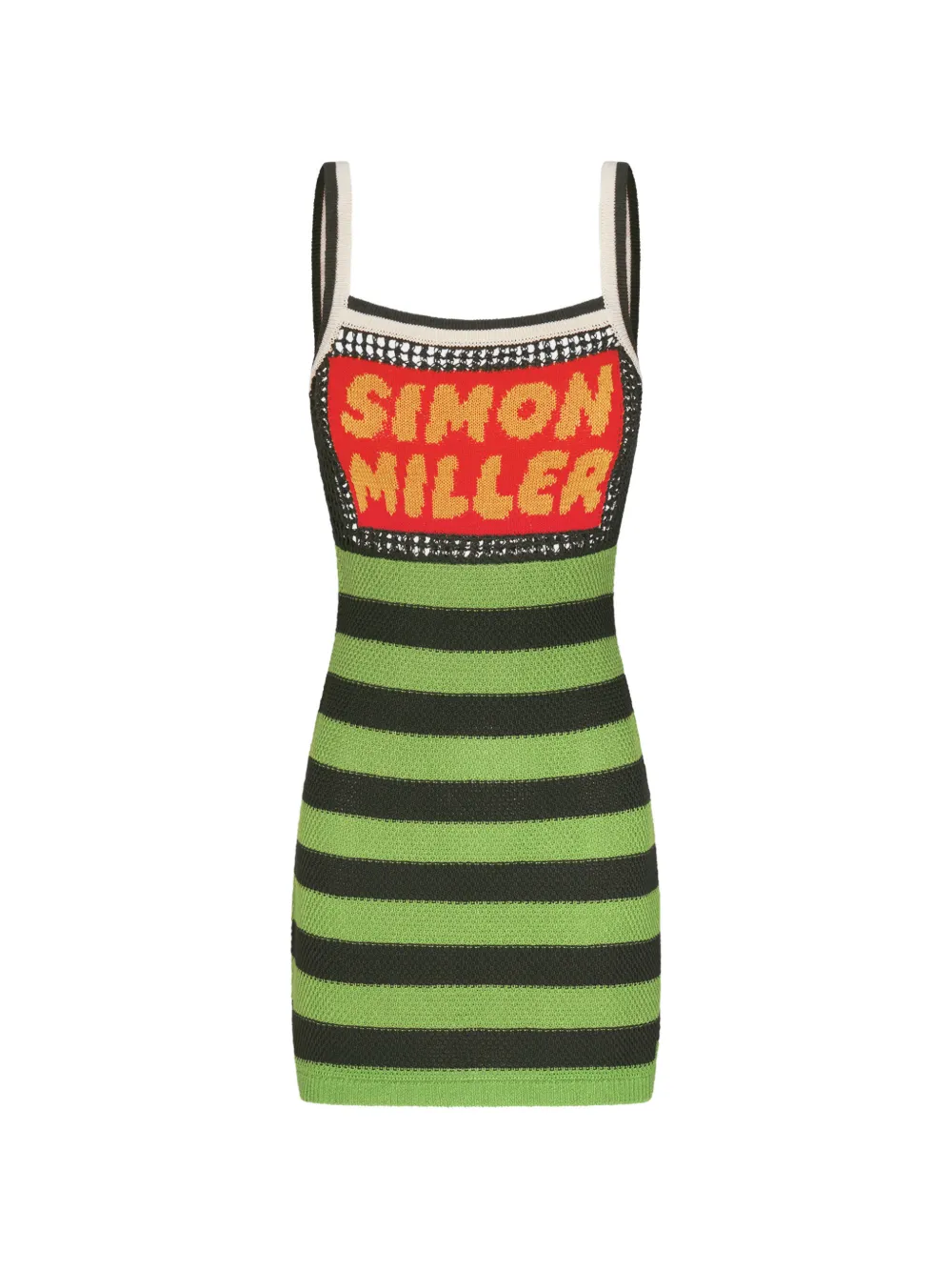 Simon Miller Dibby crochet-knit mini dress - Verde