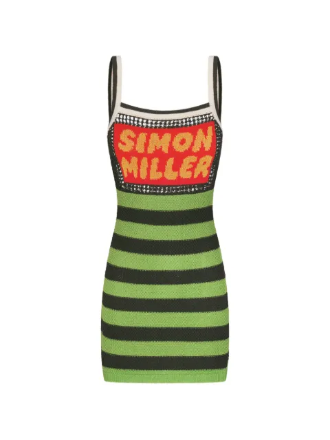 Simon Miller Dibby crochet-knit mini dress