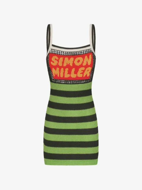 Simon Miller Dibby crochet-knit mini dress