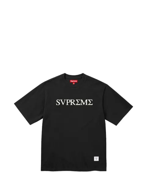 Supreme Greek logo-embroidered T-shirt