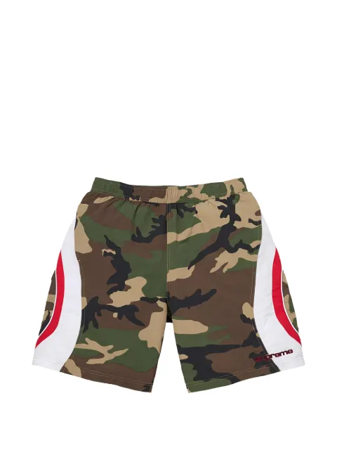 Supreme camouflage-print shorts
