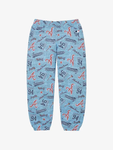 Supreme x Mitchell & Ness logo-print track pants