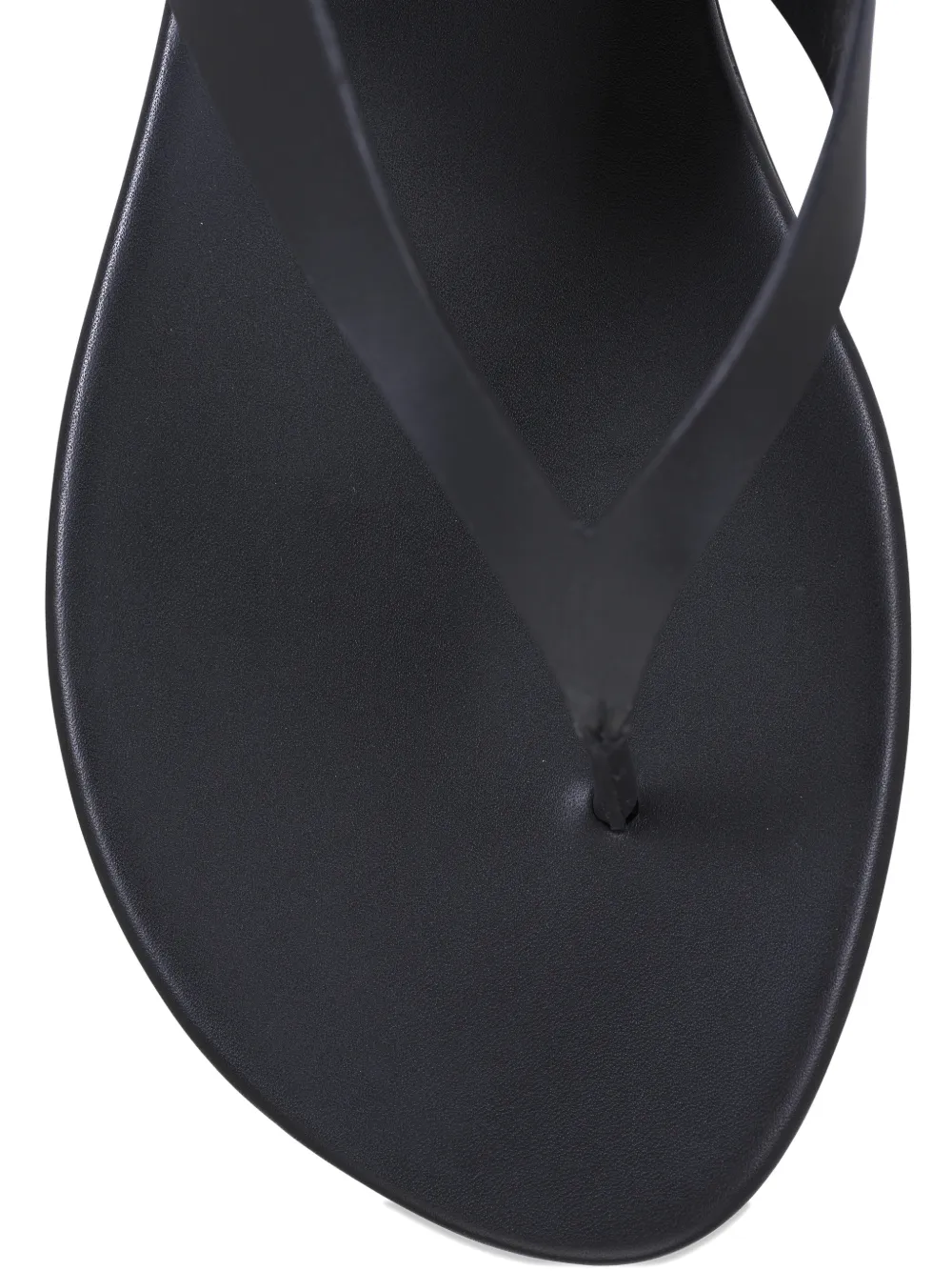 Le Monde Beryl Langley leather thong sandals Zwart