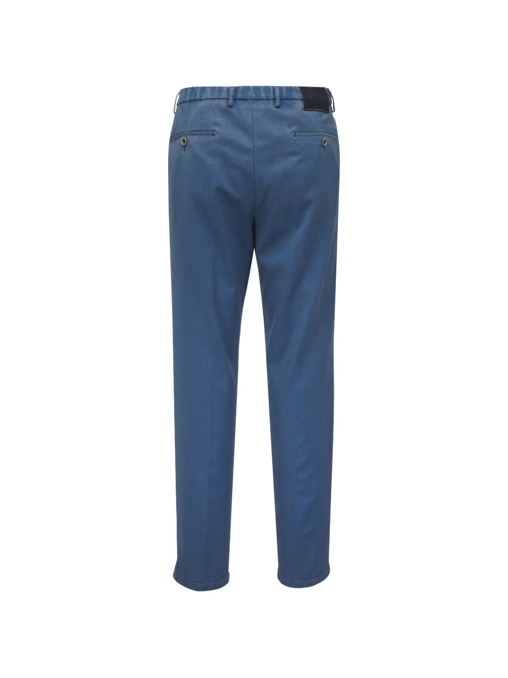 Kiton Straight wollen broek Blauw