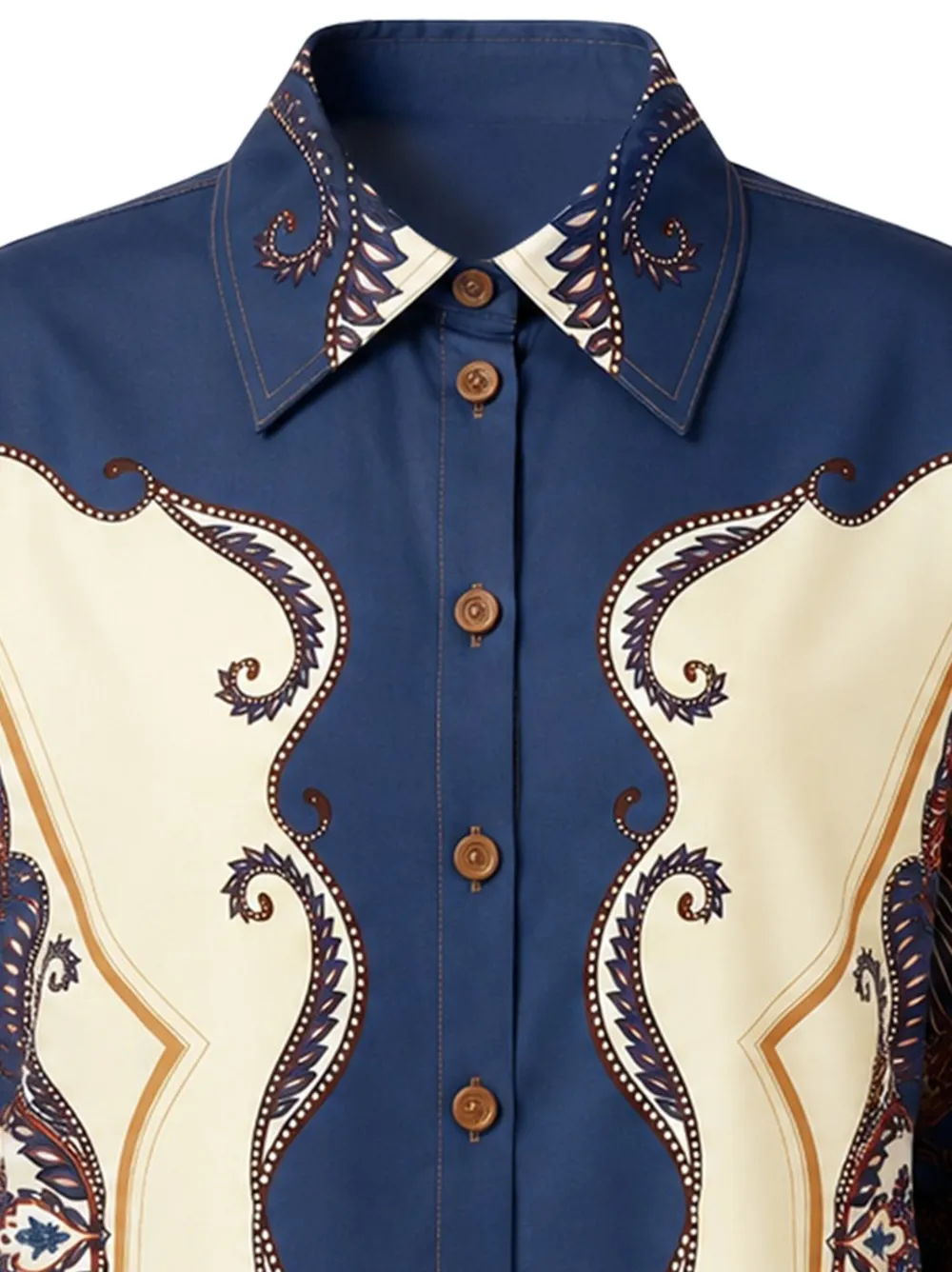  Farm Rio Camisa Sand Arabesque - Azul 