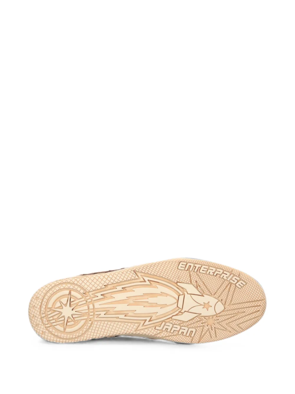 Enterprise Japan Entjpn Egg Rocket panelled sneakers Beige