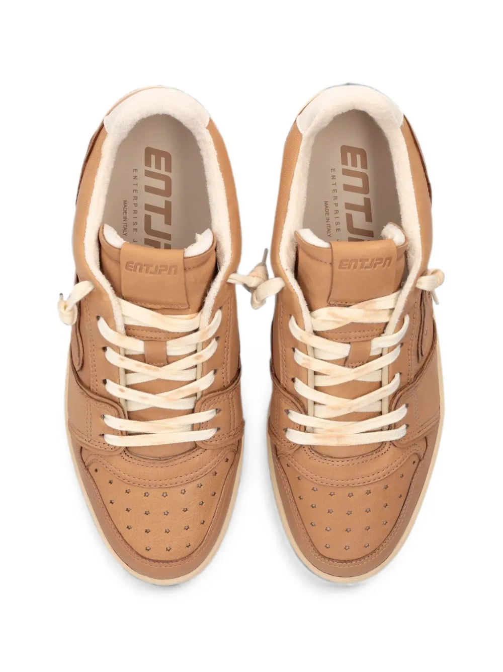 Enterprise Japan Entjpn Egg Rocket panelled sneakers Beige
