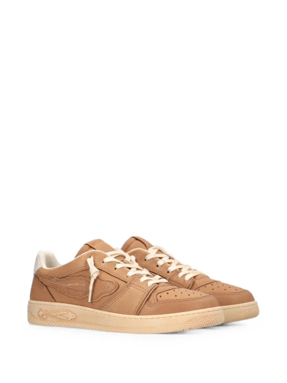 Enterprise Japan Entjpn Egg Rocket panelled sneakers Beige