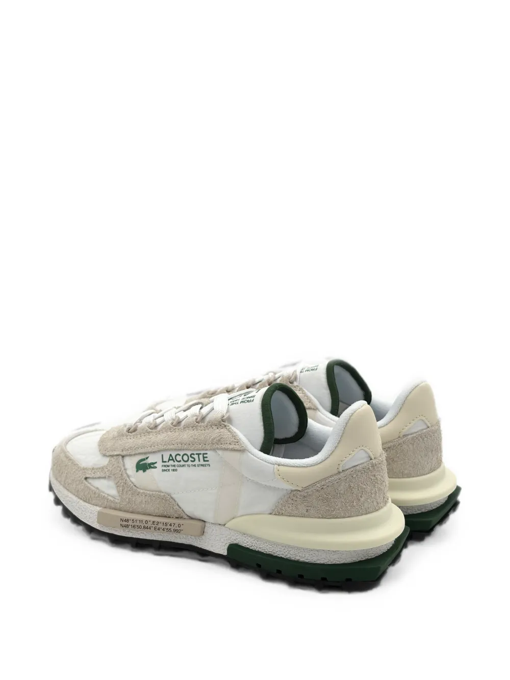 Lacoste Elite Active panelled lug-sole sneakers Wit