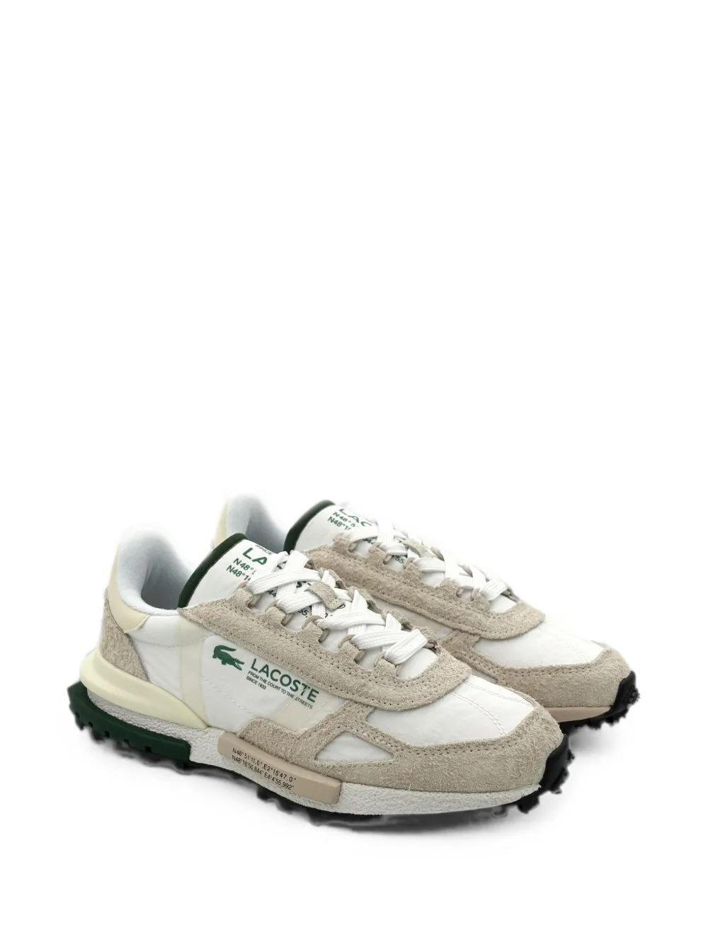 Lacoste Elite Active panelled lug-sole sneakers Wit