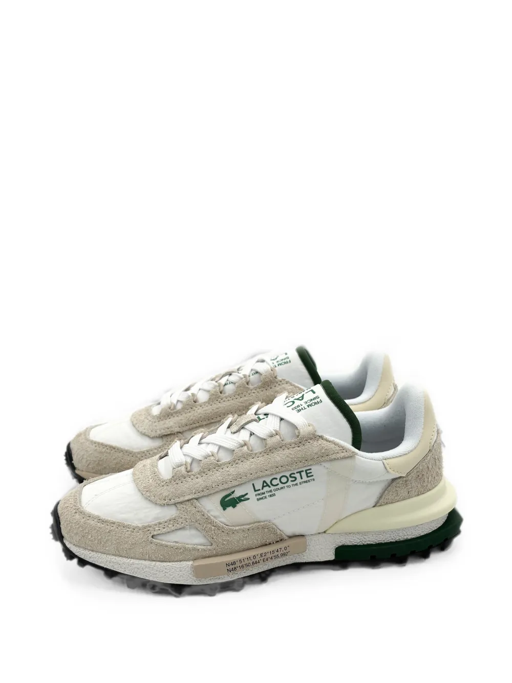 Lacoste Elite Active panelled lug-sole sneakers Wit
