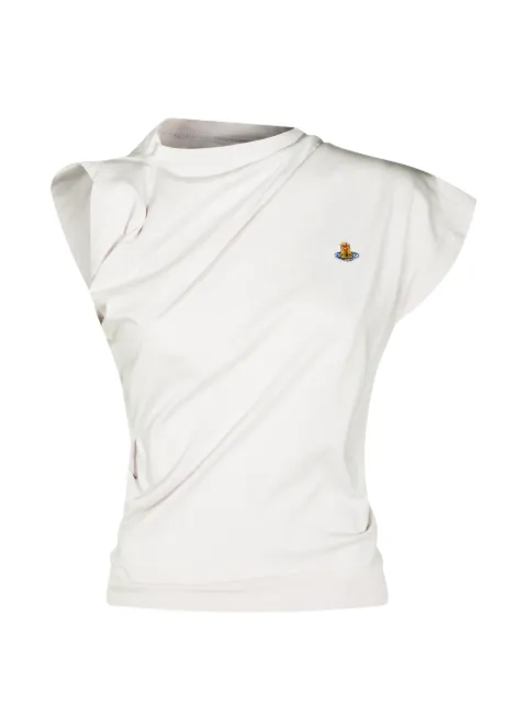 Vivienne Westwood draped embroidered Orb top