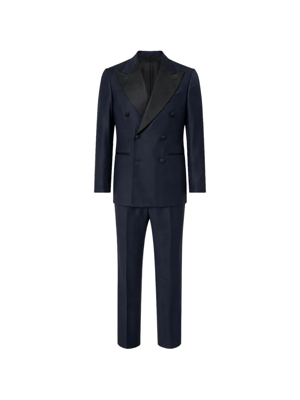FRANZESE COLLECTION Beckham double-breasted wool suit - Blu