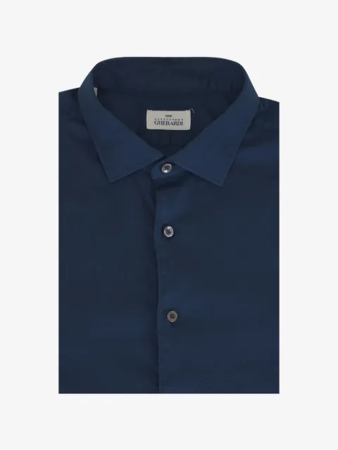 Alessandro Gherardi classic-collar curved-hem shirt