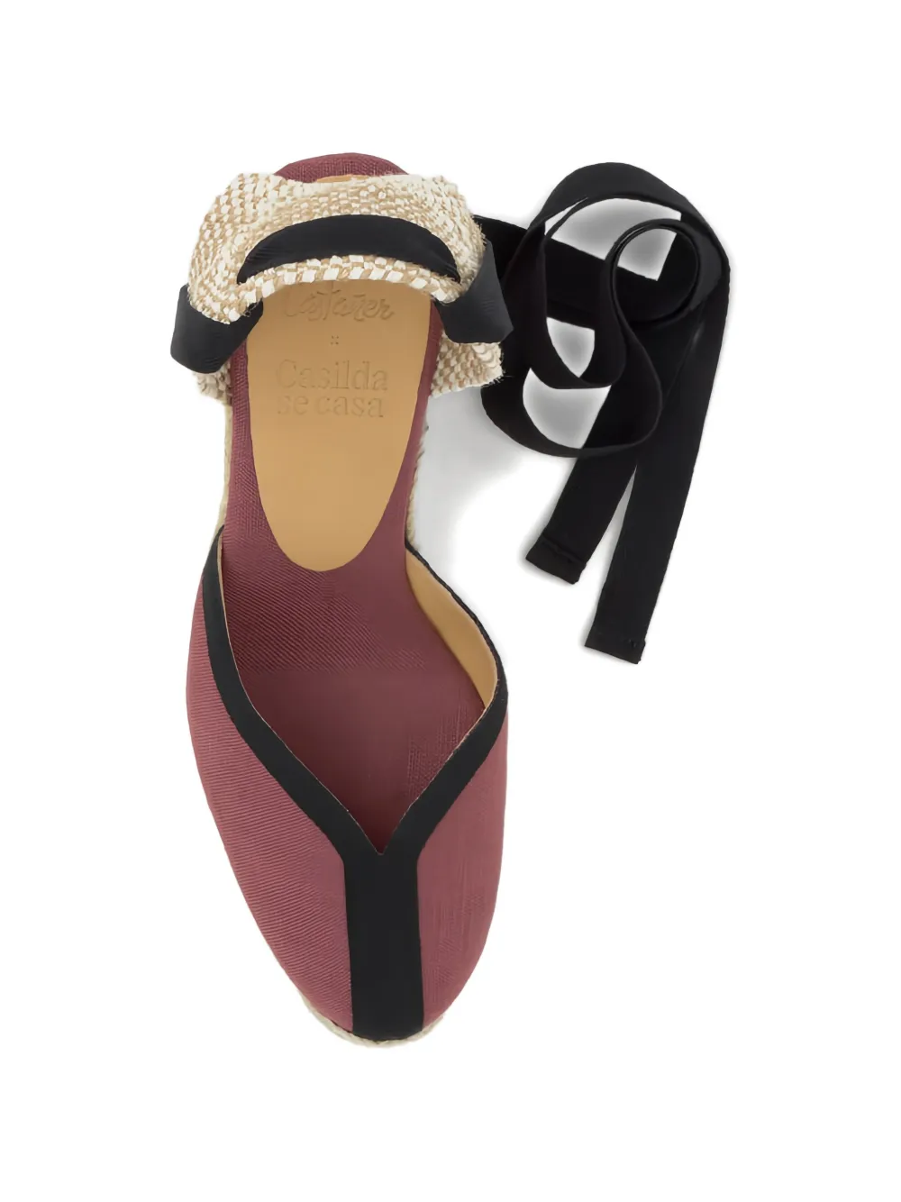 Castañer x Casilda se Casa Carmen espadrilles Rood