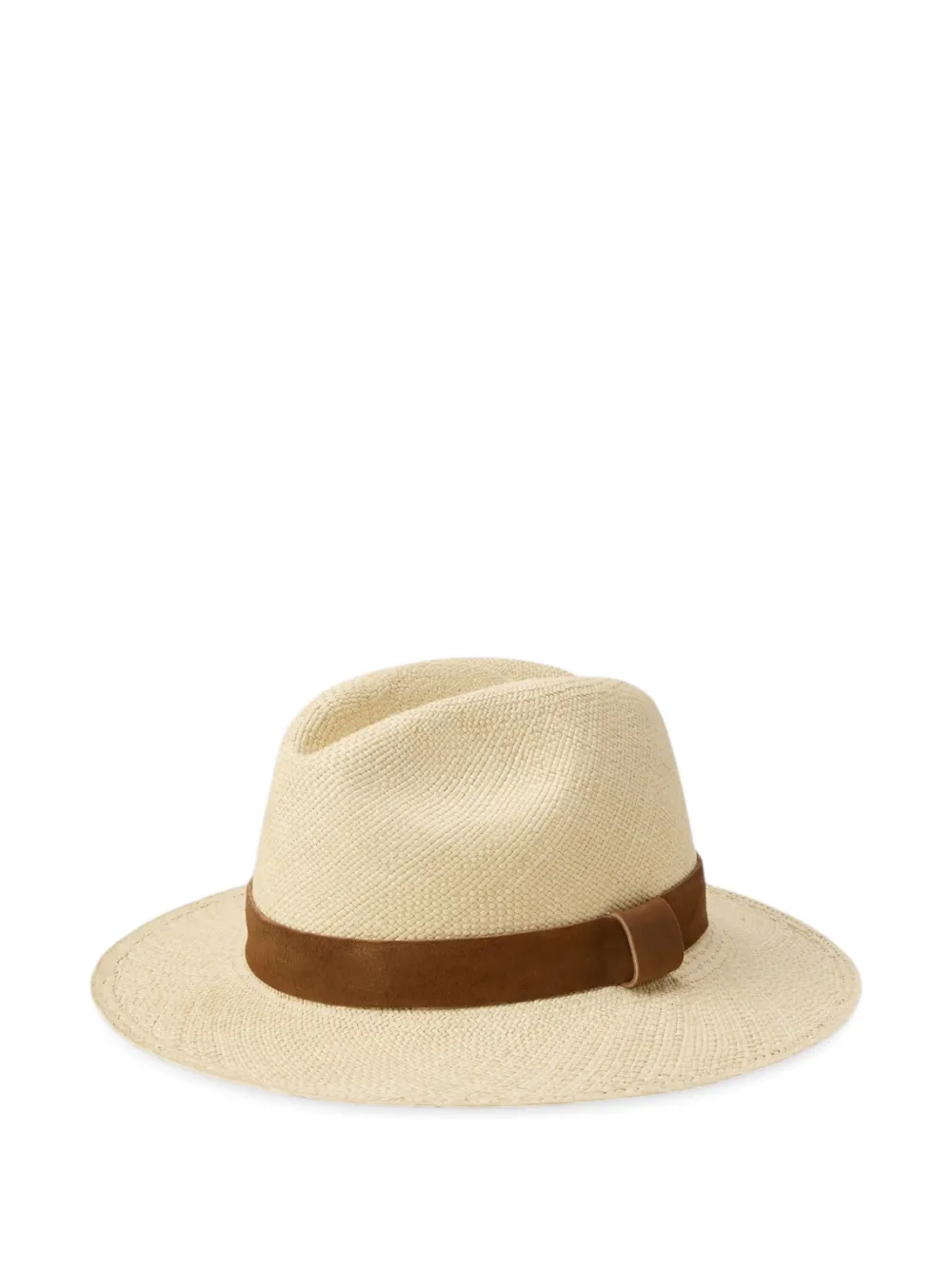 Polo Ralph Lauren woven suede-band fedora hat - Toni neutri