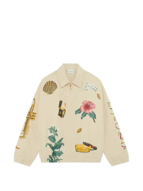 Drôle De Monsieur chaqueta con estampado gráfico